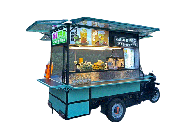 小姨手打柠檬茶餐车