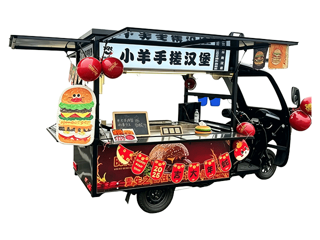 手搓汉堡餐车