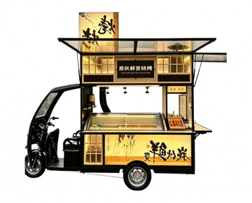 鲜货烧烤餐车